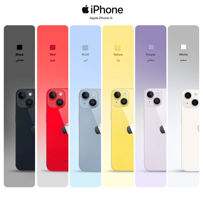 گوشی اپل دو سیم iPhone 14 (Not Active) | حافظه 128 گیگابایت با ریجستر و گارانتی - Image 4